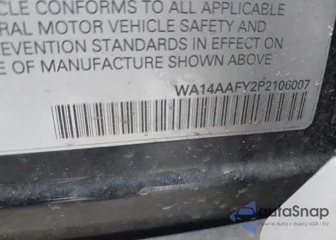 2023 Audi Q5 Sportback Premium 45 Tfsi S Line Quattro S Tronic from USA, damaged, VIN WA14AAFY2P2106007